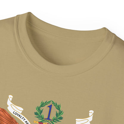 Unisex Ultra Cotton Tee - Army - Regimental Colors - 1st Infantry Regiment X 300