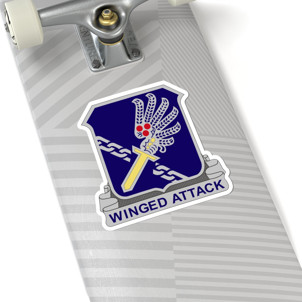 Kiss-Cut Stickers - Army - 188th Infantry Regiment - DUI wo Txt X 300