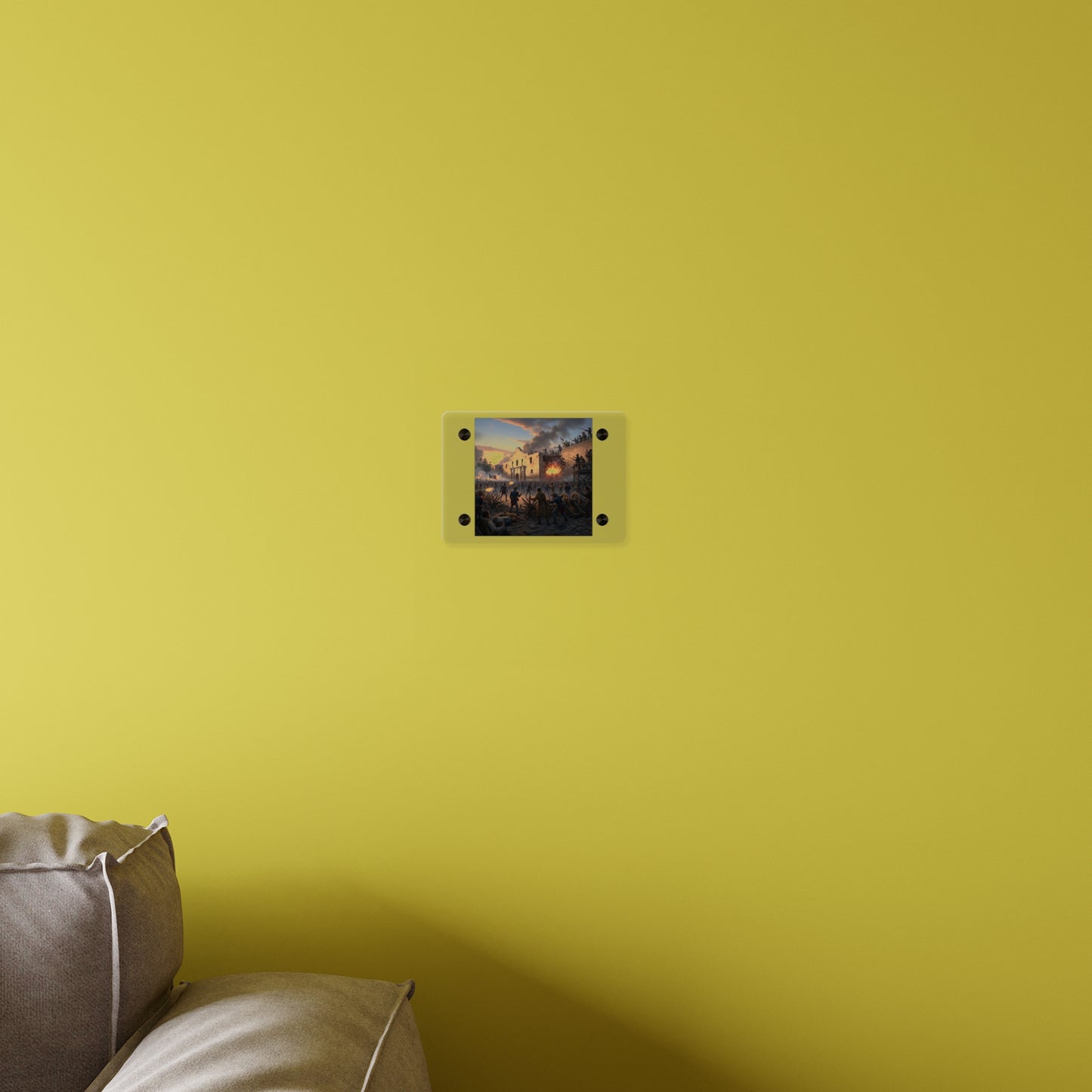 Acrylic Wall Art Panel - Battle of the Alamo