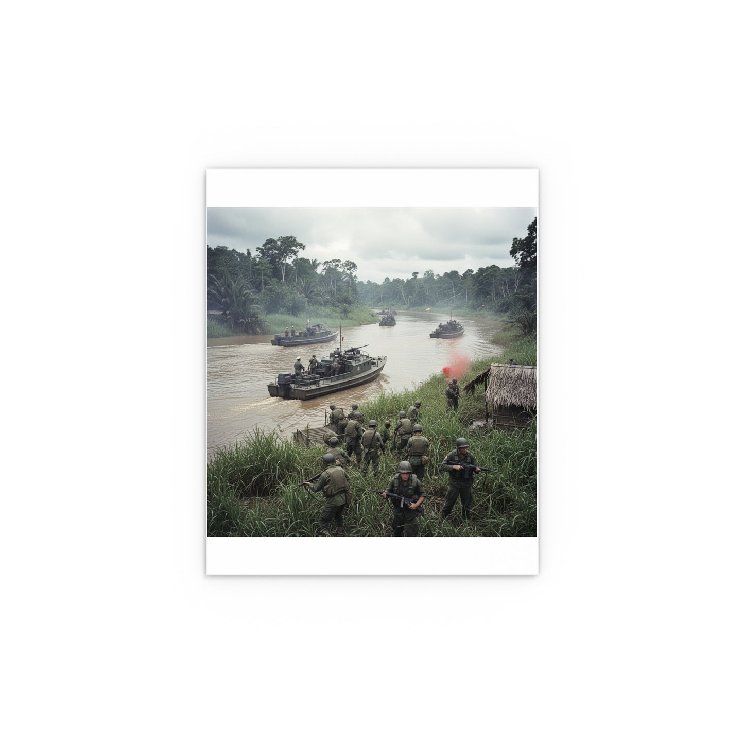 Indoor and Outdoor Silk Posters - MRF - 9th Infantry in the Mekong - Vietnam