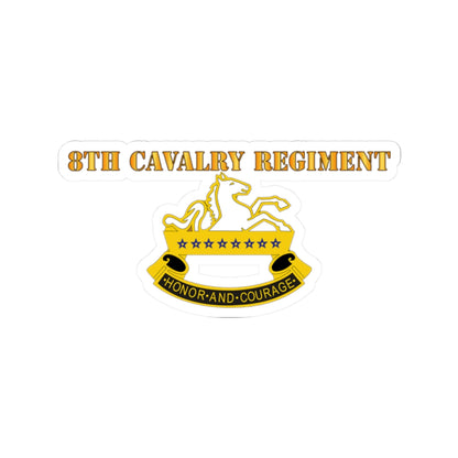 Kiss-Cut Stickers - Army - 8th Cavalry Regiment