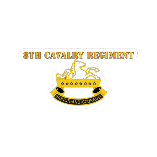 Kiss-Cut Stickers - Army - 8th Cavalry Regiment