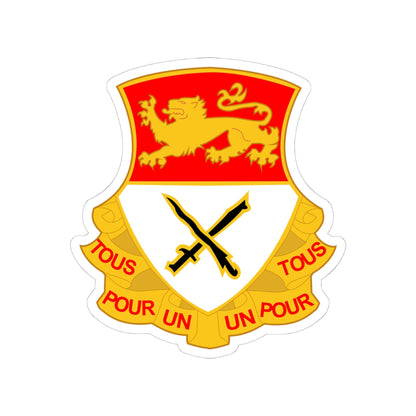 Kiss-Cut Stickers - Army  - 15th Cavalry Regiment wo Txt