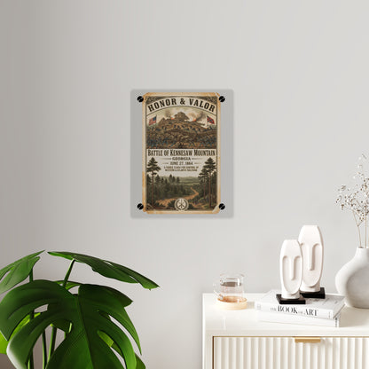 Acrylic Wall Art Panel - Battle of Kennesaw Mountain