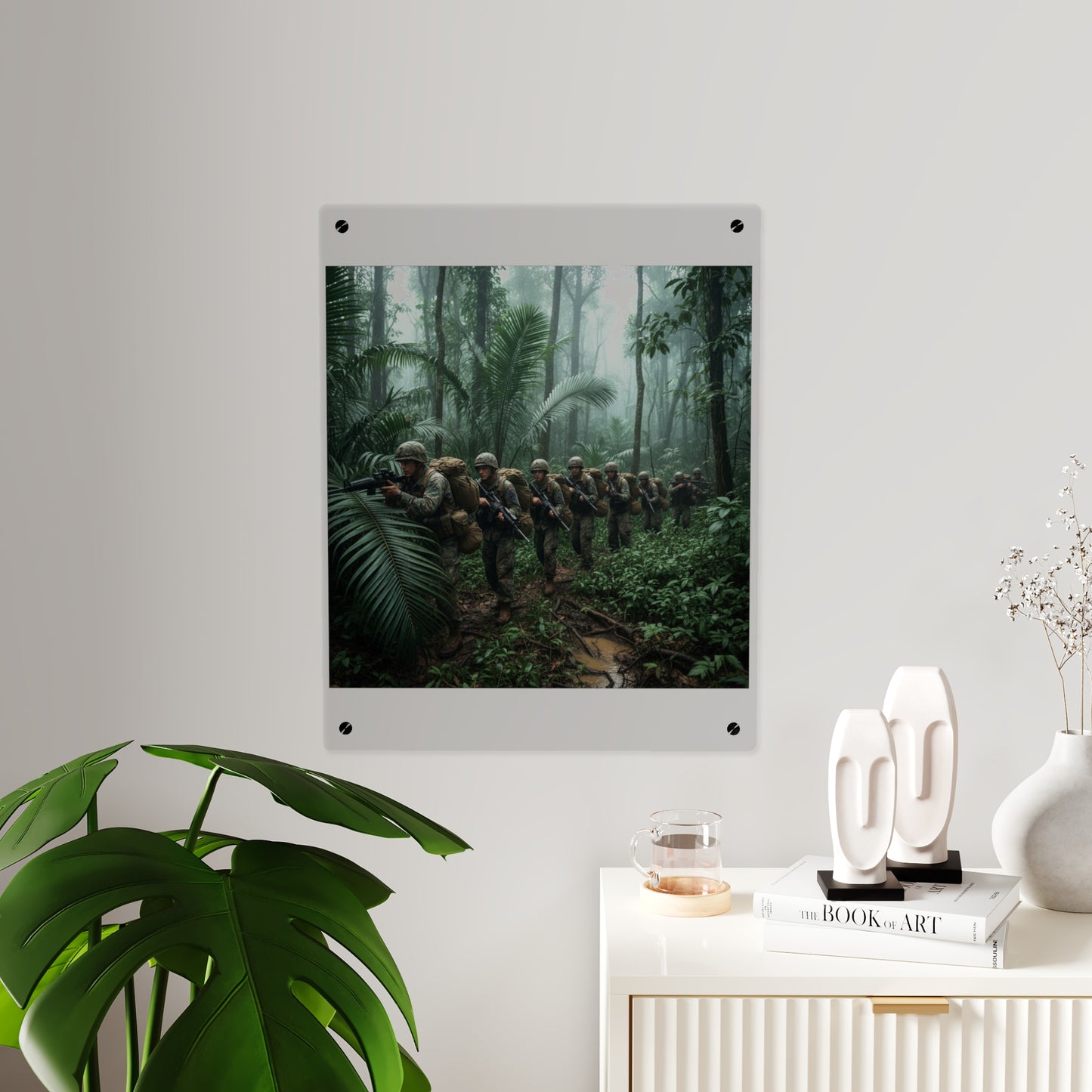 Acrylic Wall Art Panel - Jungle Patrol - Vietnam