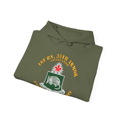 Unisex Heavy Blend™ Hooded Sweatshirt - Army - 1st Bn, 35th Armor - Conqueror - DUI - V1 X 300