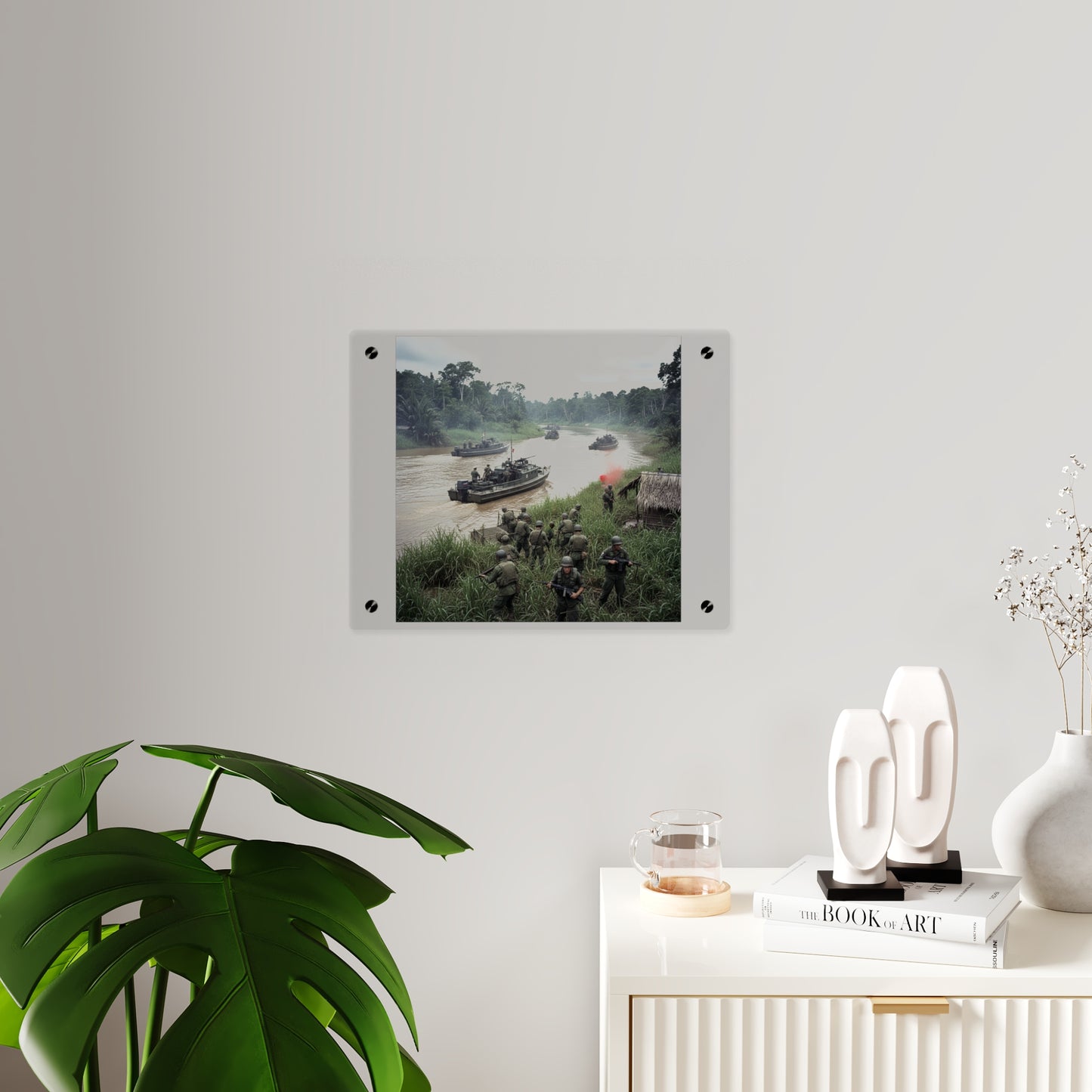 Acrylic Wall Art Panel - MRF - 9th Infantry in the Mekong - Vietnam