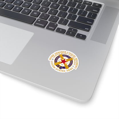 Kiss-Cut Stickers - Army - 1st Squadron, 303rd Armored Cavalry Regiment - DUI - Always Ready and Fearless - US Army X 300