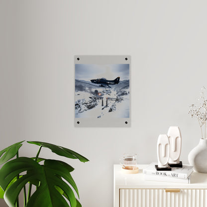 Acrylic Wall Art Panel - Attack at Majon-ni and Samdong-ni during Korean War