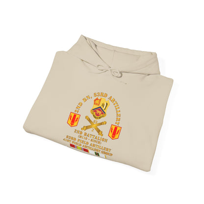 Unisex Heavy Blend™ Hooded Sweatshirt - Army - 2nd Bn 83rd Artillery - 41st FA Gp - Babenhausen Germany w COLD SVC