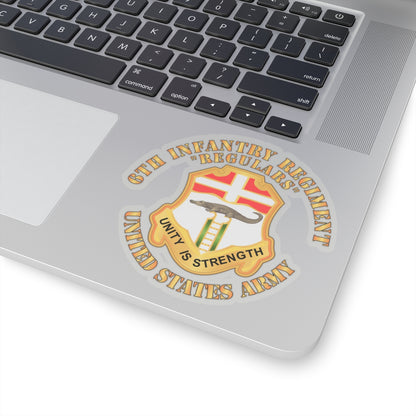 Kiss-Cut Stickers - Army - 6th Infantry Regiment - Regulars