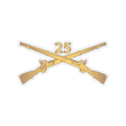 Kiss-Cut Stickers - Army - 25th Infantry Regiment Branch wo Txt
