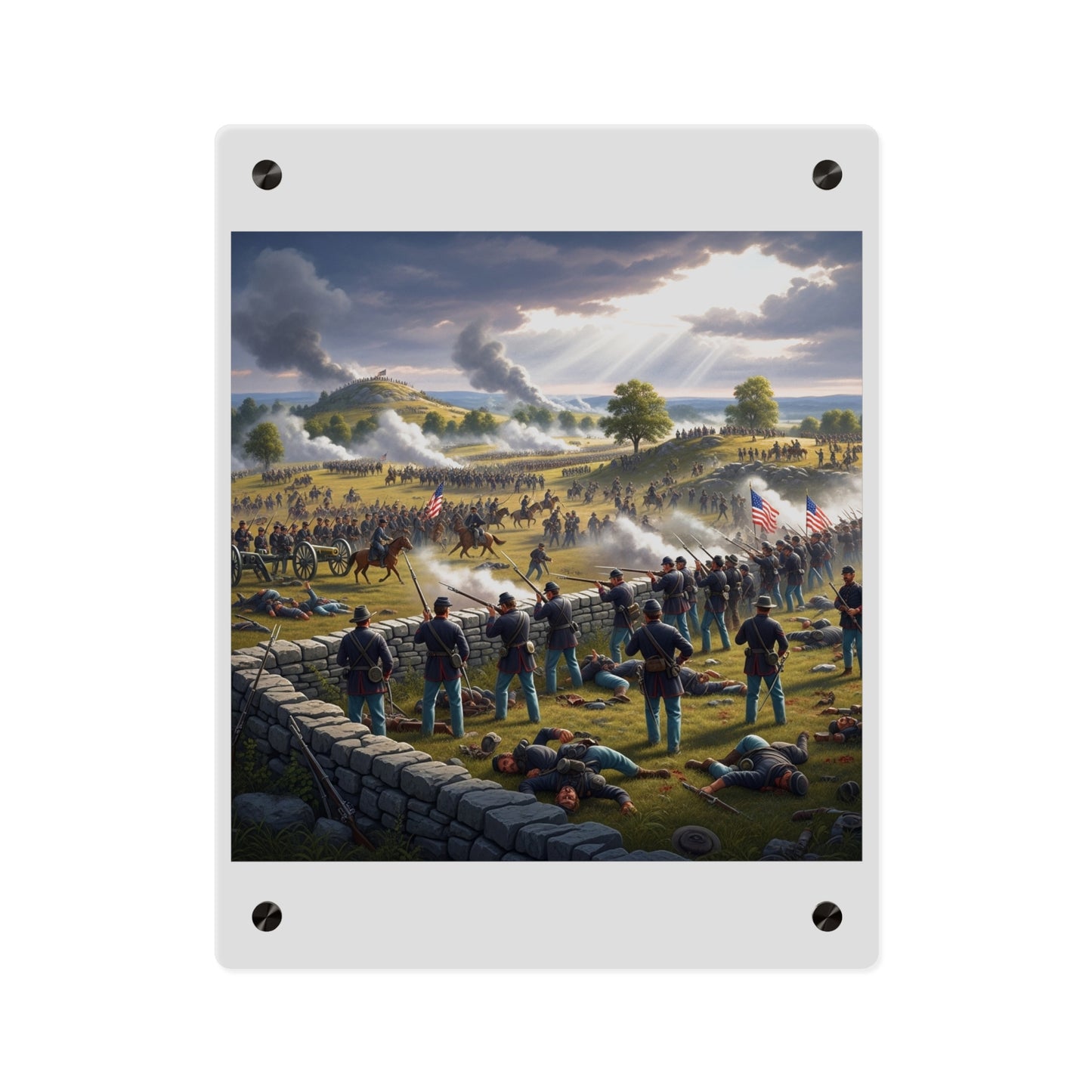 Acrylic Wall Art Panel - Battle of Gettysburg