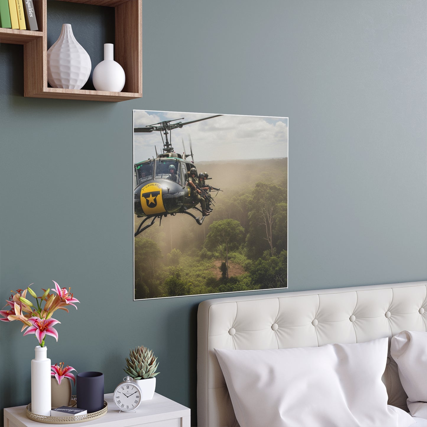Indoor and Outdoor Silk Posters - 1st Cavalry Division - Air Assault - Vietnam