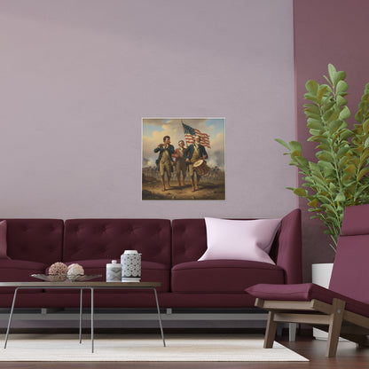Indoor and Outdoor Silk Posters - Spirit of 76