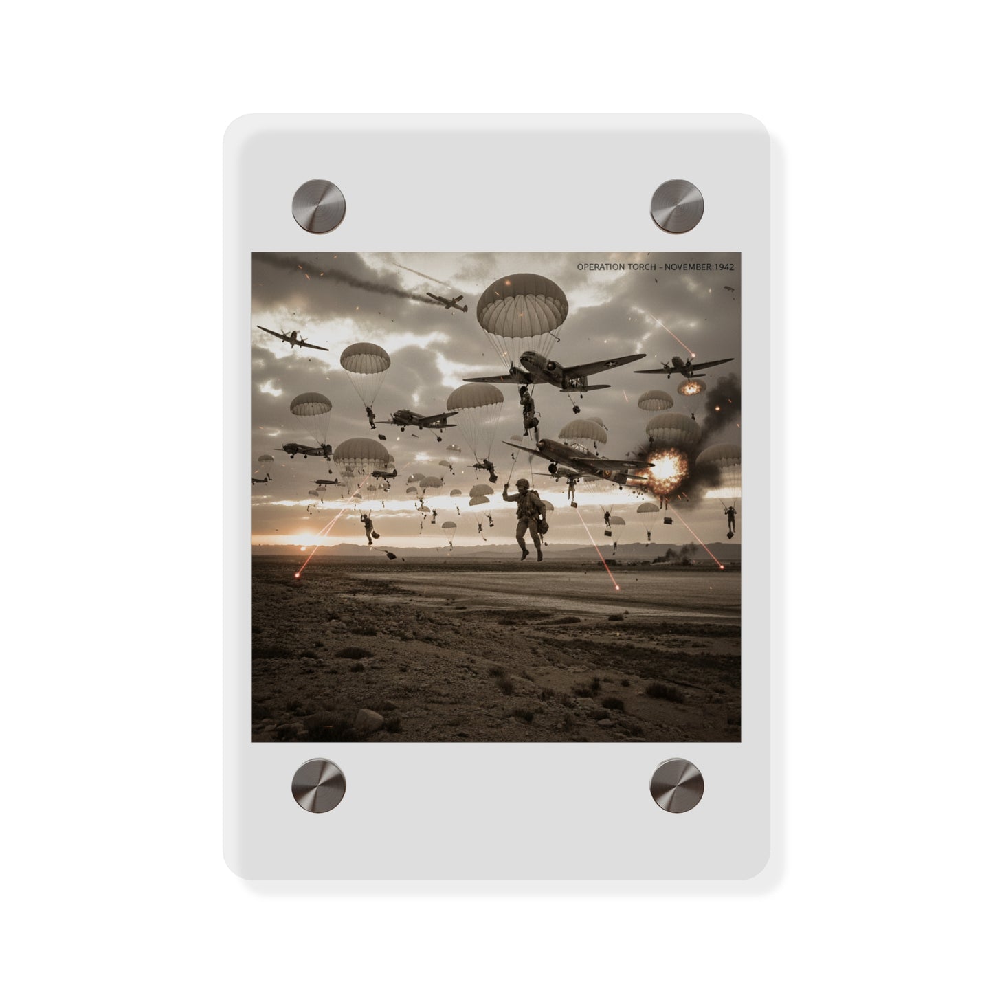 Acrylic Wall Art Panel - Operation Torch Nov 1942
