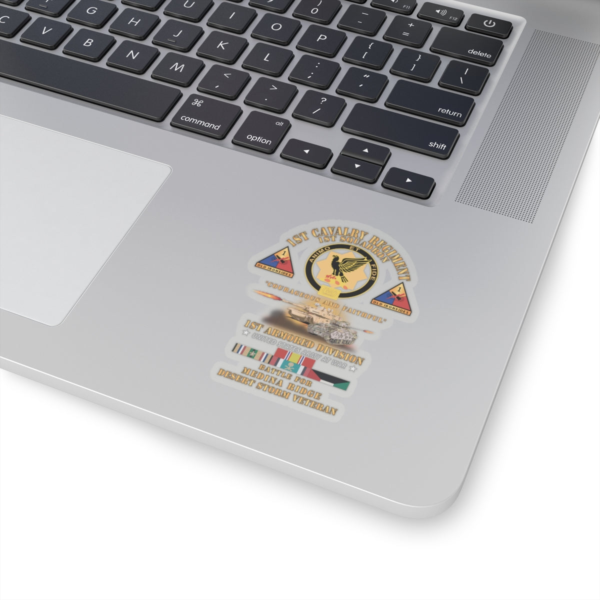 Kiss-Cut Stickers - Army - 1st Squadron 1st Cavalry Regiment - 1st AD - Battle Medina Ridge w M1 - M2 - D