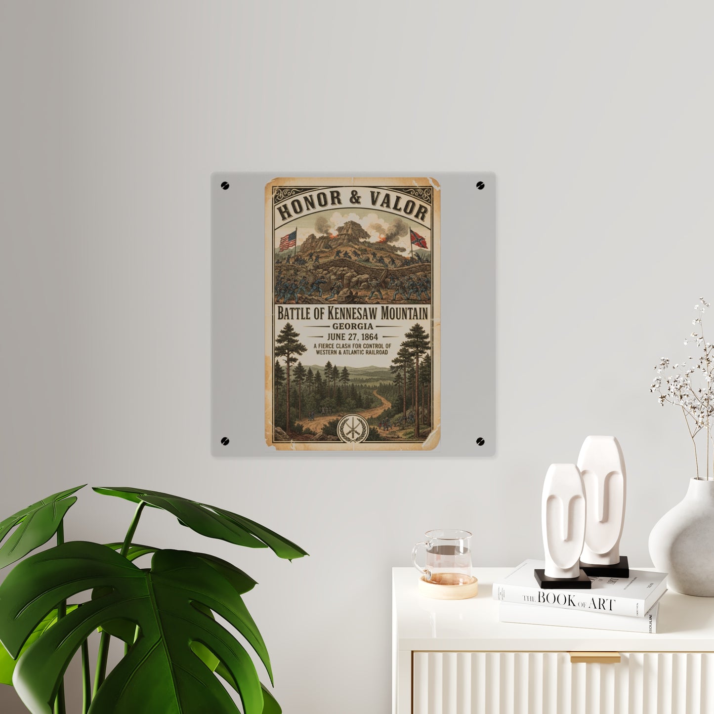 Acrylic Wall Art Panel - Battle of Kennesaw Mountain