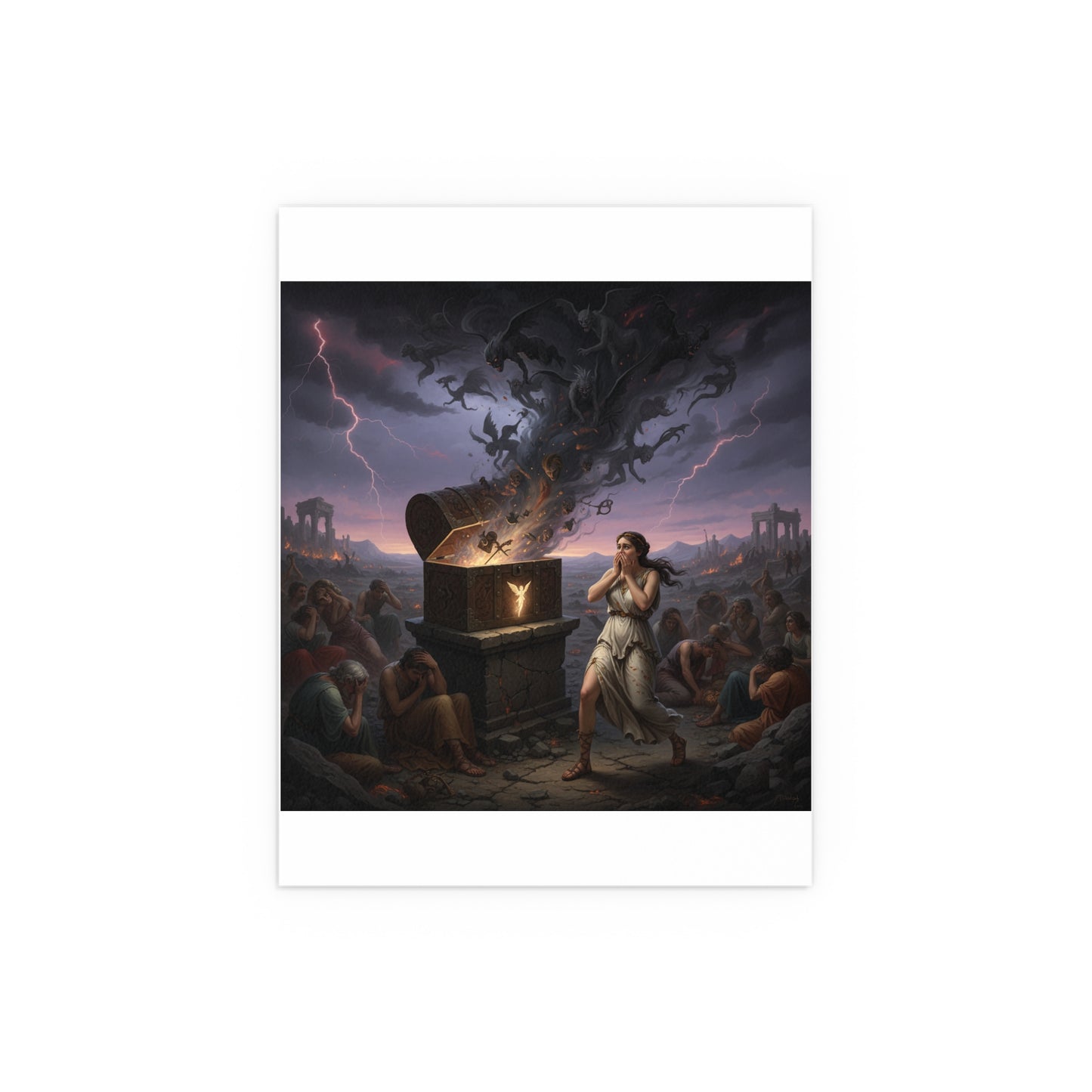 Indoor and Outdoor Silk Posters - Pandoras box