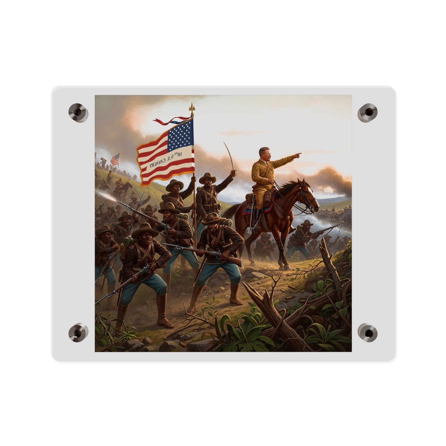 Acrylic Wall Art Panel - Charge up JanJuan Hill