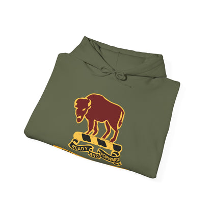 Unisex Heavy Blend™ Hooded Sweatshirt - Army  - 10th Cavalry Regiment w Ribbon X 300