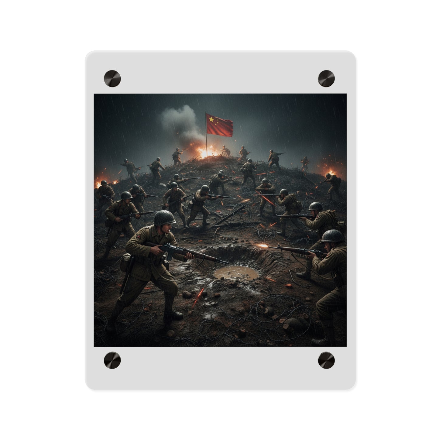 Acrylic Wall Art Panel - PorkChop Hill - Korean War