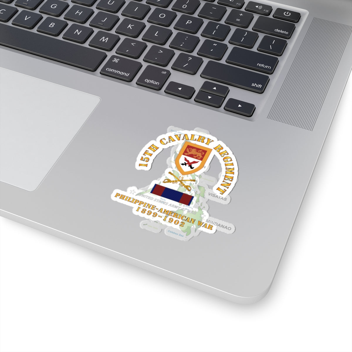 Kiss-Cut Stickers - Army - 15th Cavalry Regiment - Phil AMerican War w PHIL WAR SVC