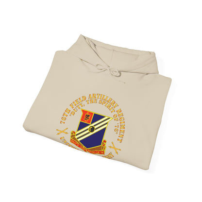 Unisex Heavy Blend™ Hooded Sweatshirt -  Army - 76th Field Artillery Regiment - DUI  w FA Sep  X 300
