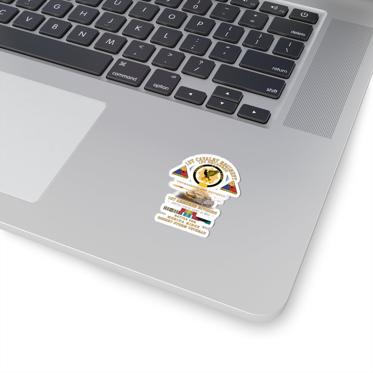 Kiss-Cut Stickers - Army - 1st Squadron 1st Cavalry Regiment - 1st AD - Battle Medina Ridge w M1 - M2 - D