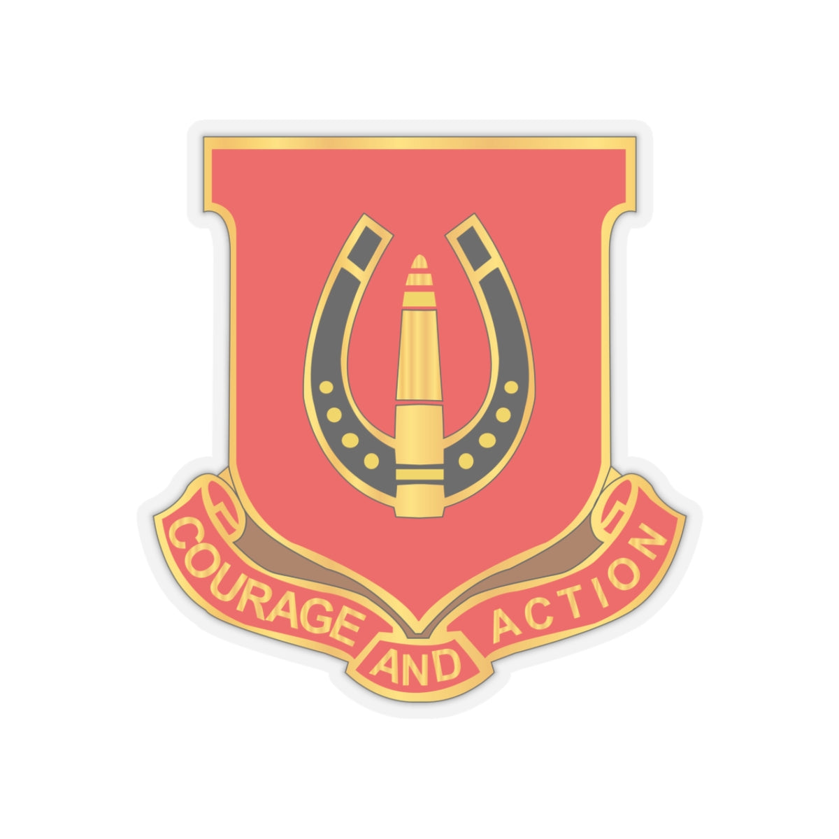Kiss-Cut Stickers - Army - 26th Field Artillery wo Txt