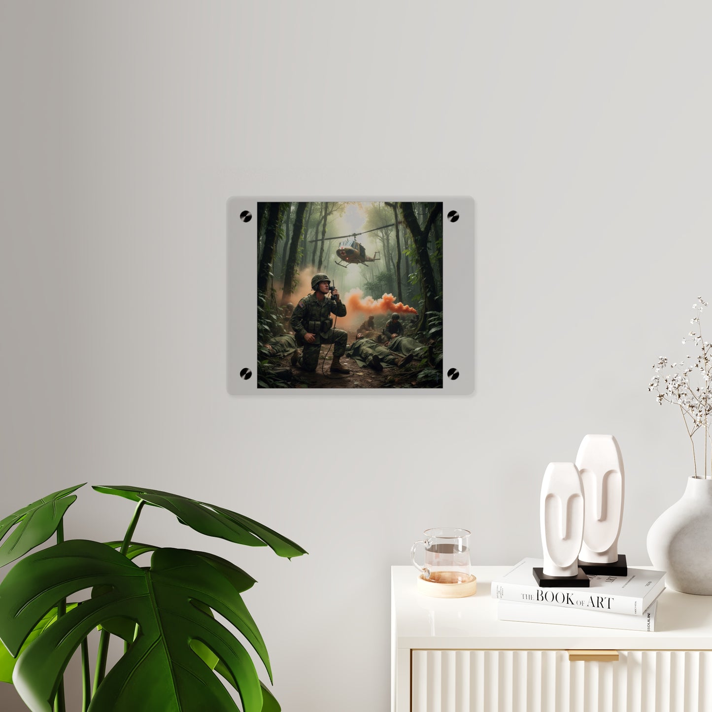 Acrylic Wall Art Panel - Medevac Request - Vietnam