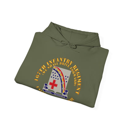 Unisex Heavy Blend™ Hooded Sweatshirt - Army -167th Infantry Regiment - We shall Drive Forward - DUI  X 300