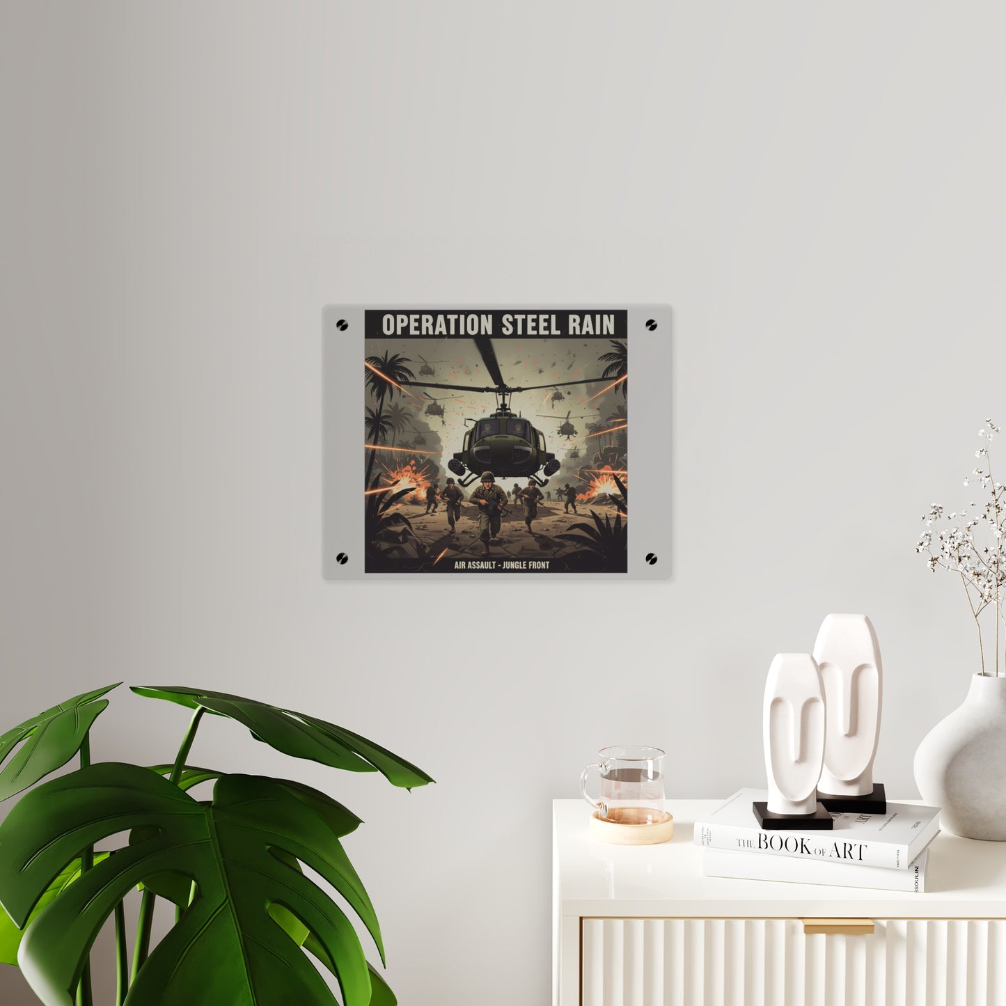 Acrylic Wall Art Panel - Air Assault - Vietnam - Operation Steel Rain