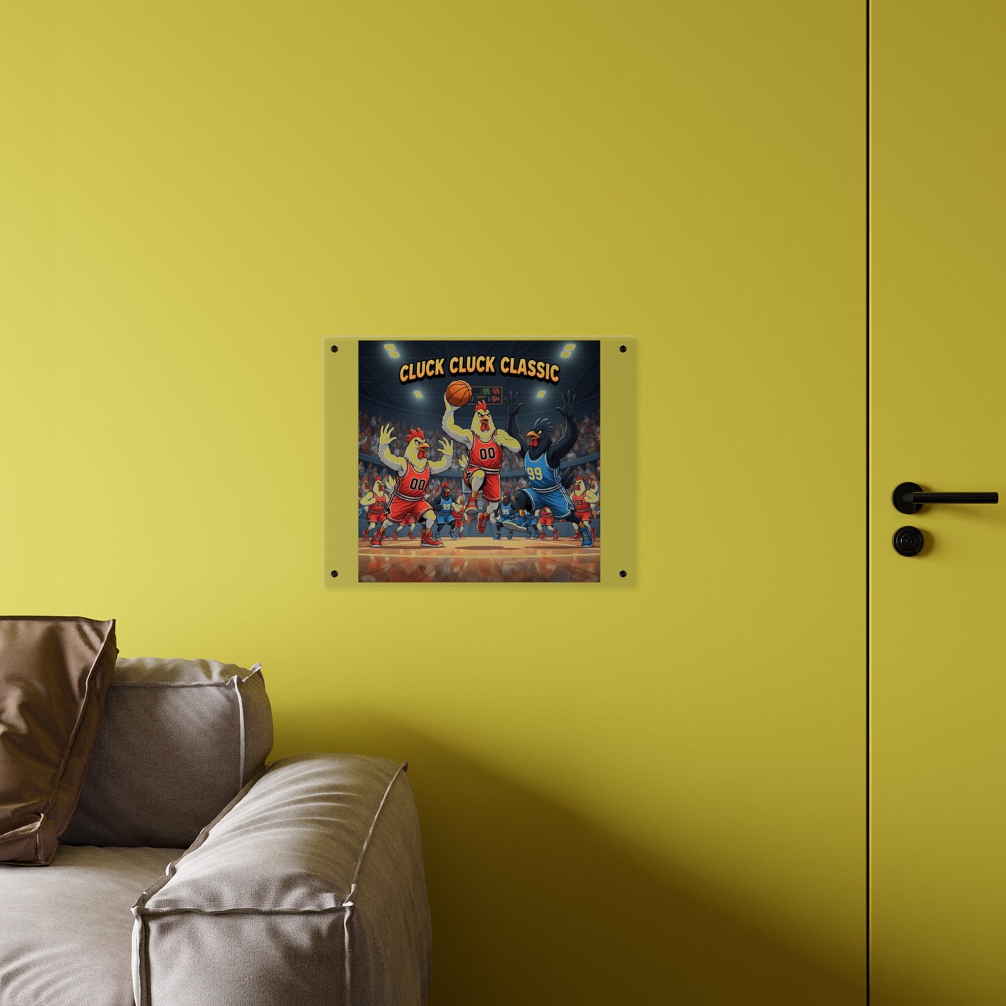 Acrylic Wall Art Panel - Chicken Classic