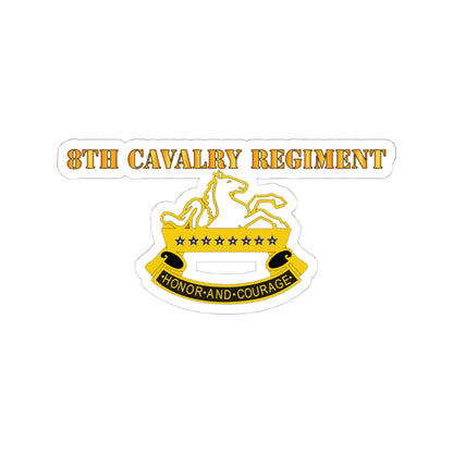 Kiss-Cut Stickers - Army - 8th Cavalry Regiment