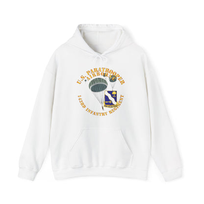 Unisex Heavy Blend™ Hooded Sweatshirt - Army - US Paratrooper - 143rd Infantry Regiment X 300