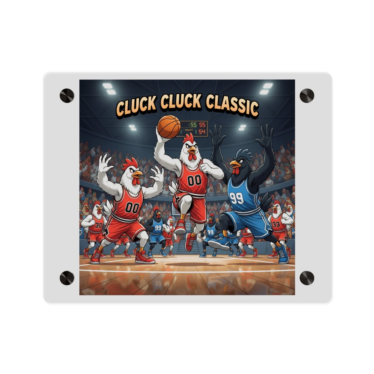 Acrylic Wall Art Panel - Chicken Classic