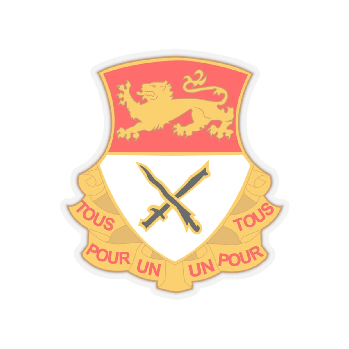 Kiss-Cut Stickers - Army  - 15th Cavalry Regiment wo Txt