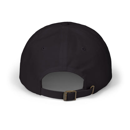 Hat - Classic Dad Cap American Flag with Police Blue Stripe and Badge