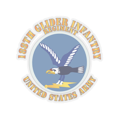 Kiss-Cut Stickers - Army  - 188th Glider Infantry Regiment - SSI X 300