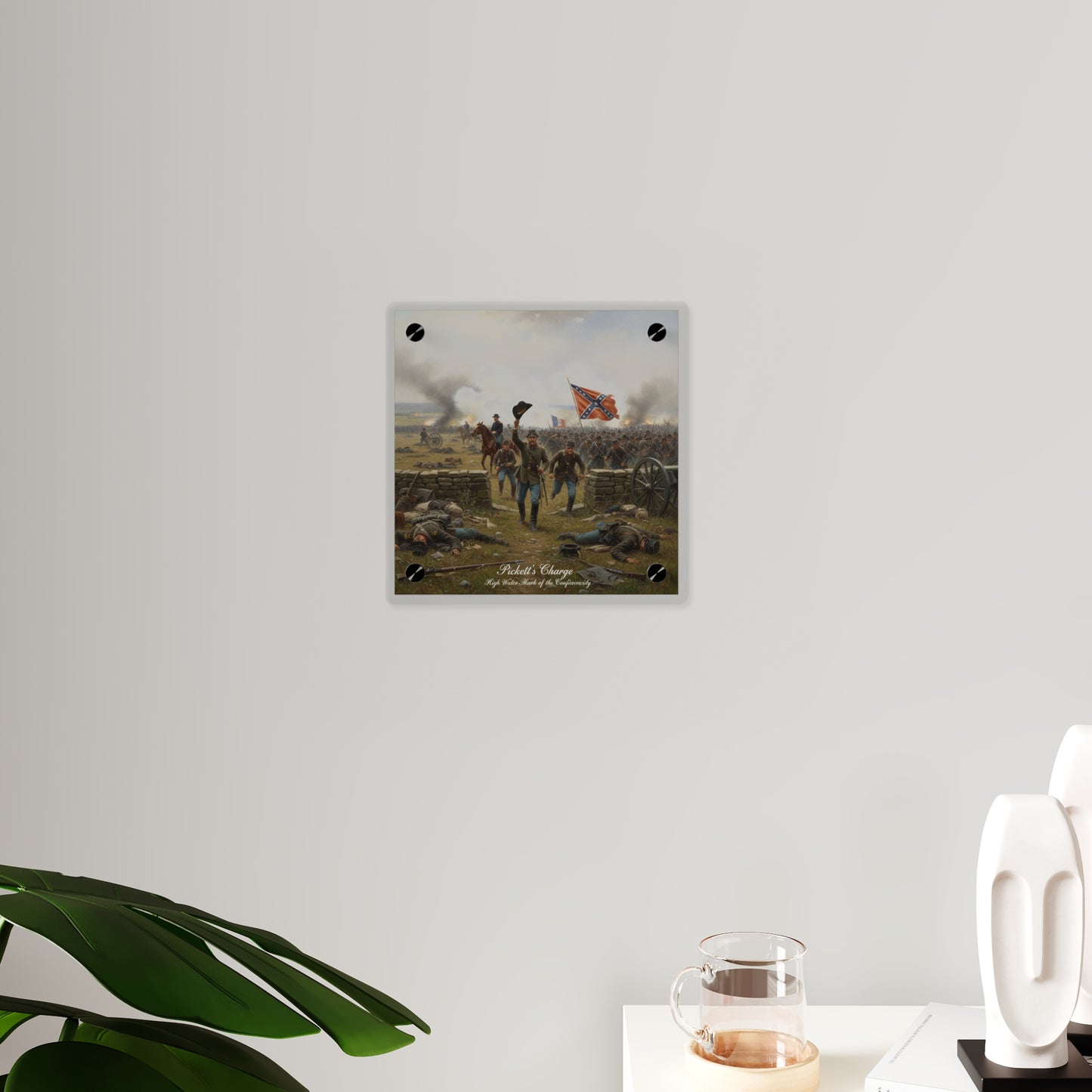 Acrylic Wall Art Panel - Picketts Charge with Hat