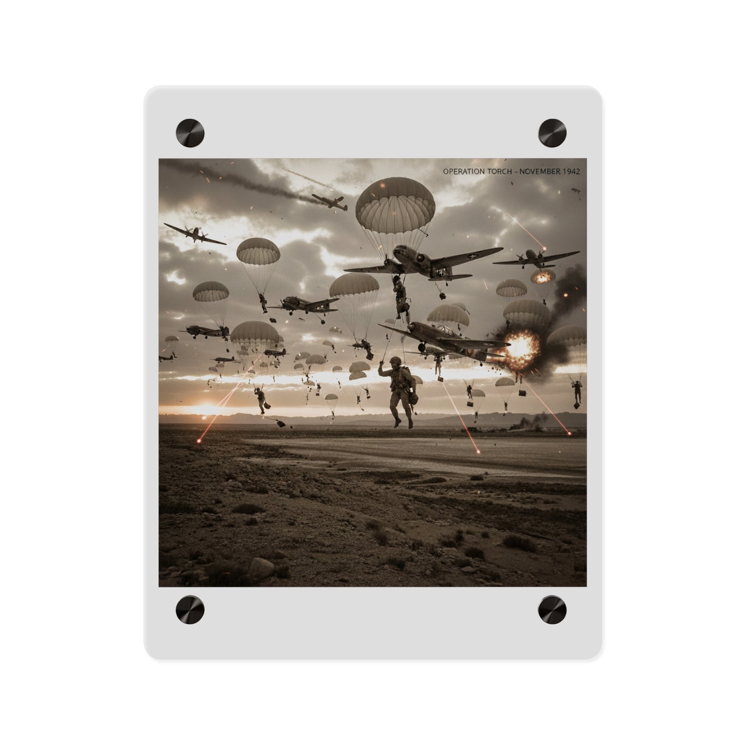 Acrylic Wall Art Panel - Operation Torch Nov 1942