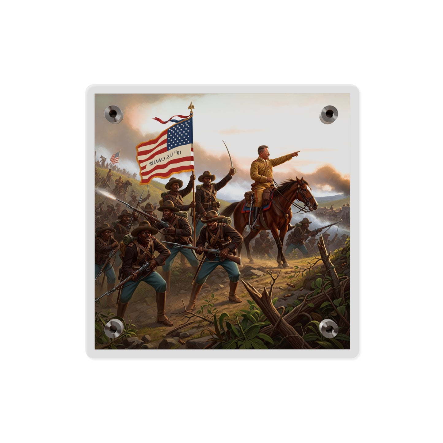 Acrylic Wall Art Panel - Charge up JanJuan Hill