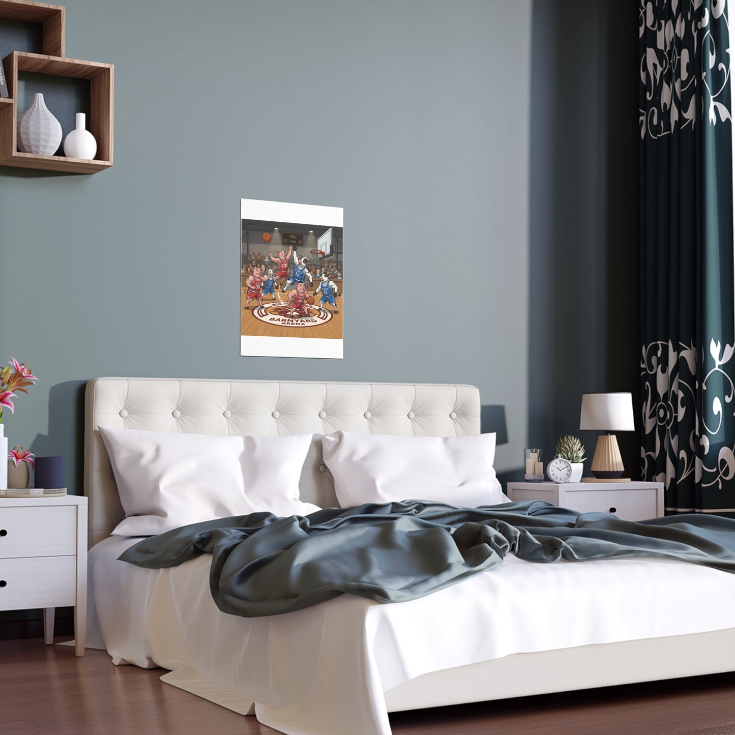 Indoor and Outdoor Silk Posters - Pigs vs Cows