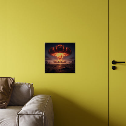 Acrylic Wall Art Panel - Atomic Blast in the desert