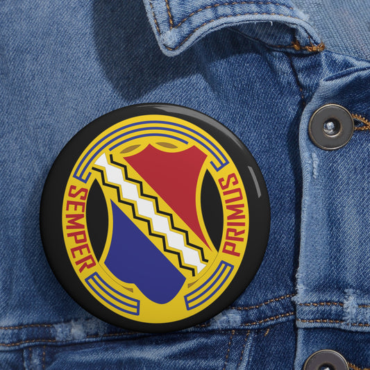 Custom Pin Buttons - DUI  - 1st Infantry Regiment  X 300