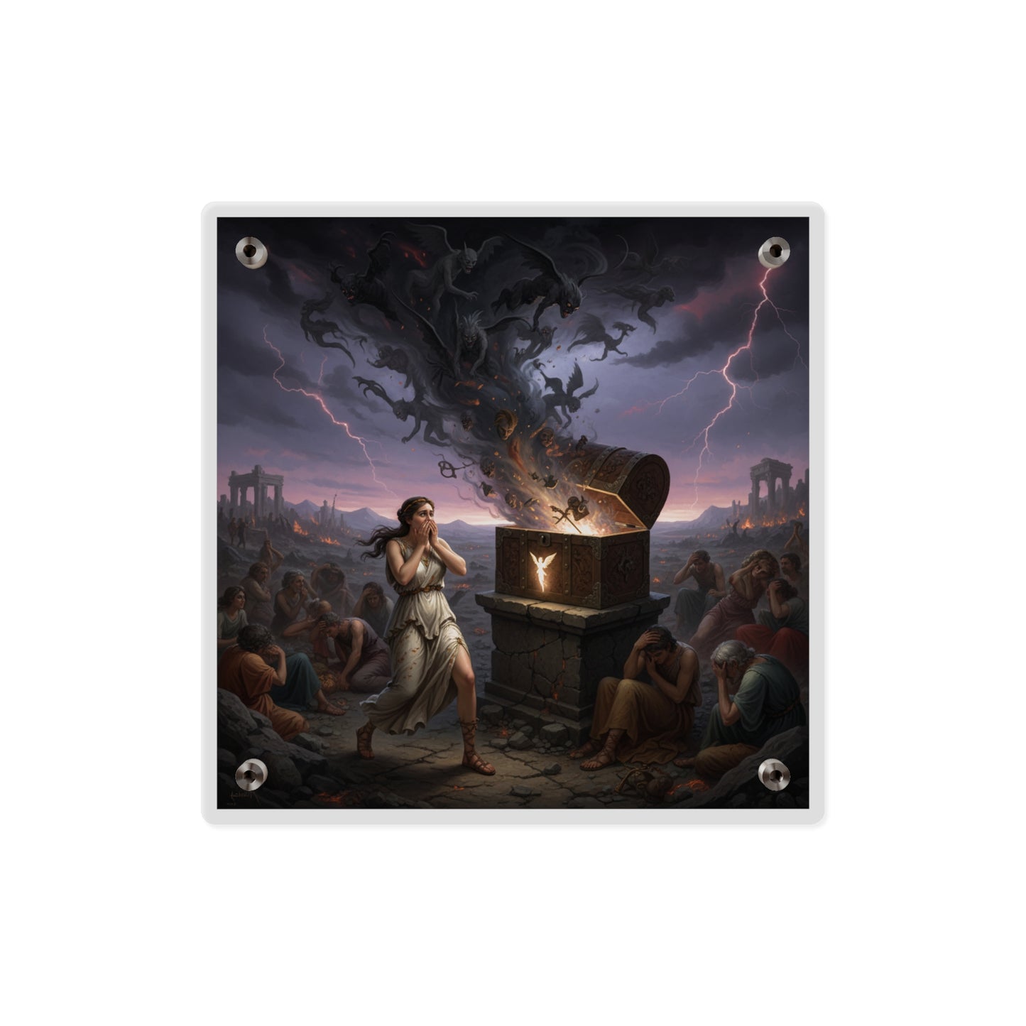 Acrylic Wall Art Panel - Pandoras box
