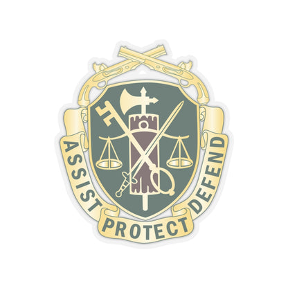 Kiss-Cut Stickers - Military Police Corps Regimental DUI wo Txt