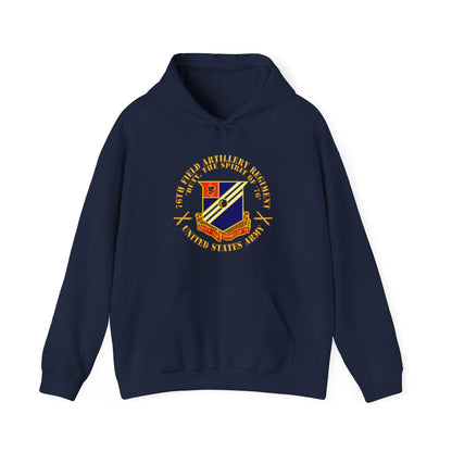 Unisex Heavy Blend™ Hooded Sweatshirt -  Army - 76th Field Artillery Regiment - DUI  w FA Sep  X 300