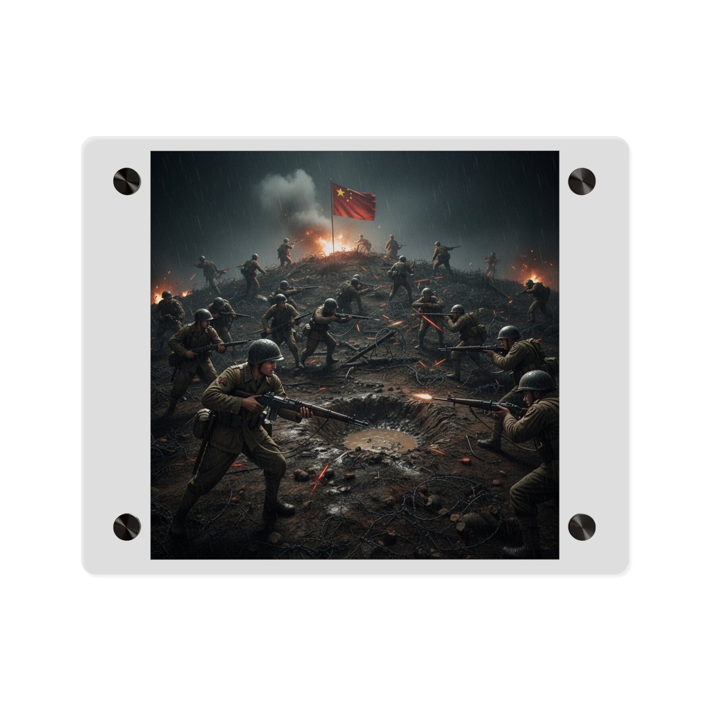 Acrylic Wall Art Panel - PorkChop Hill - Korean War